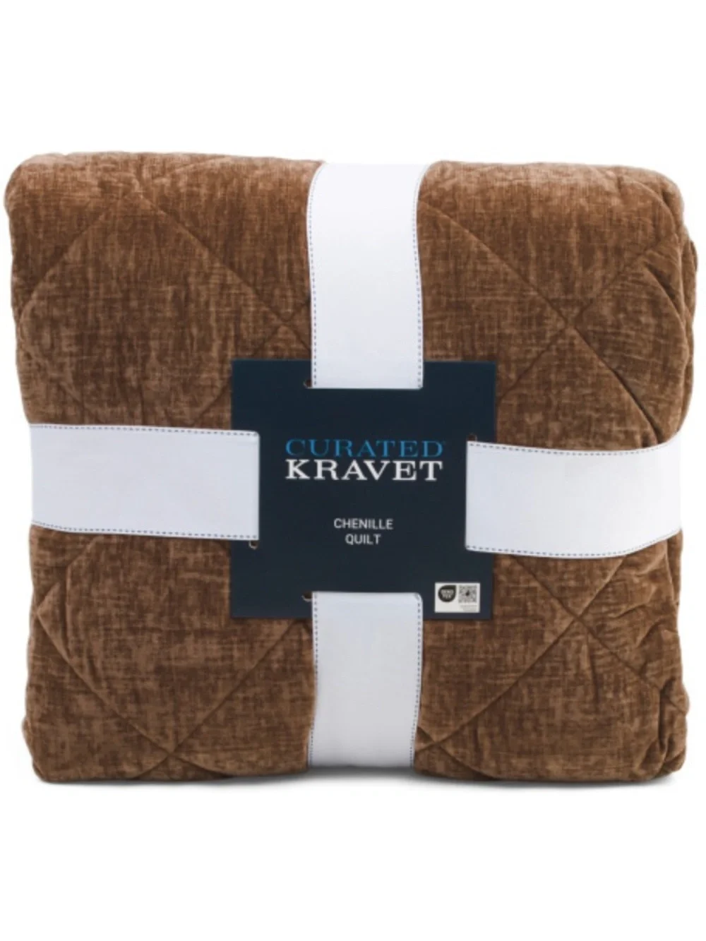 Curate Kravet Brown Chenille Quilt